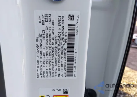 2026 Honda Cr-V Ex 2Wd from USA, damaged, VIN 2HKRS3H45TH316365